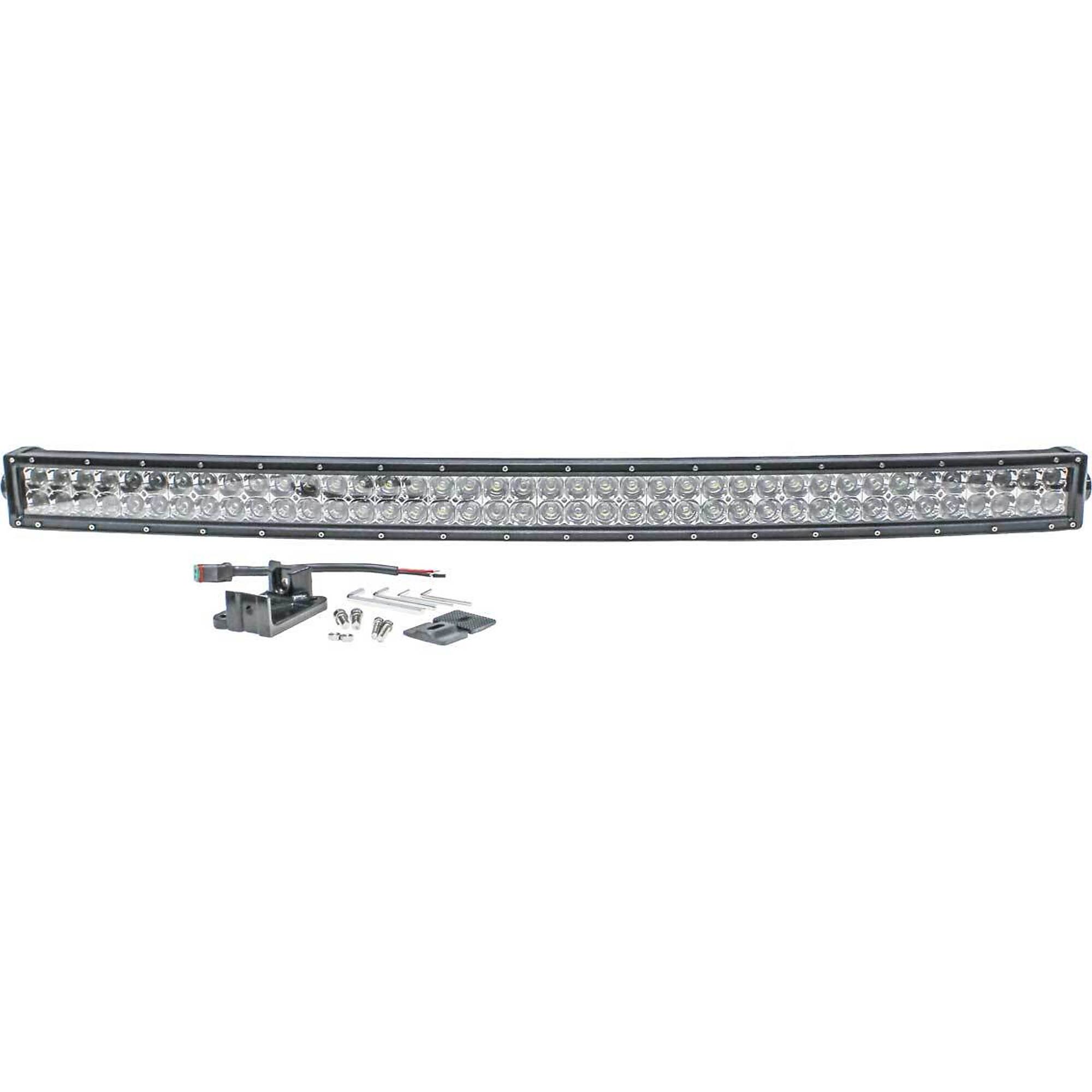 Tiger Lights Curved Double Row LED Light Bar - 42in., 240 Watts, 14,500 Lumens, Clear Lens, Model# TLB440C-CURV
